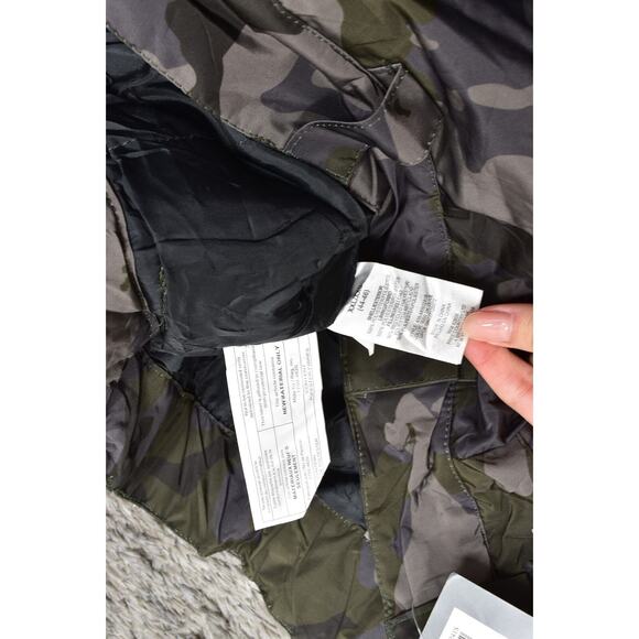 Free Country Men's 2XL Green Camouflage Ski Snow Pants Polyester Zip NWT - Picture 9 of 9